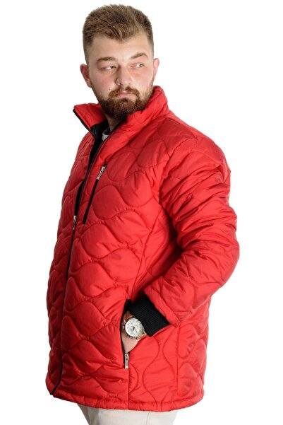 ModeXL Mode Xl Ανδρικό Παλτό Καπιτονέ 23617 Κόκκινο