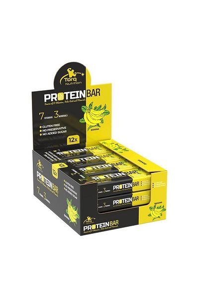 Torq Nutrition Protein Bar Banana (50 GR X 12 PIECES)