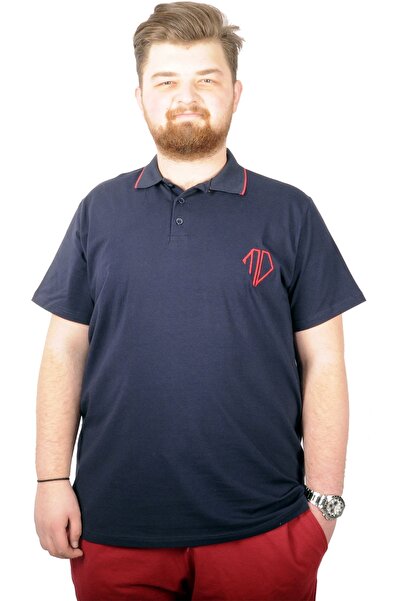 ModeXL Mode Xl Великий розмір Футболка Поло Кишеня Sup Md Basic 21555 Синій