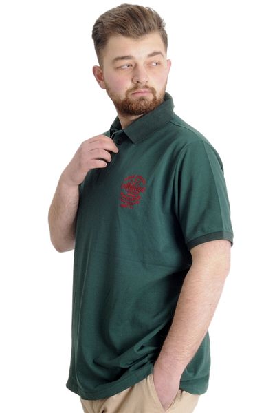ModeXL Ανδρικό T-shirt Mode Xl Large Size Polo Ocean Journey 23319 Nefti