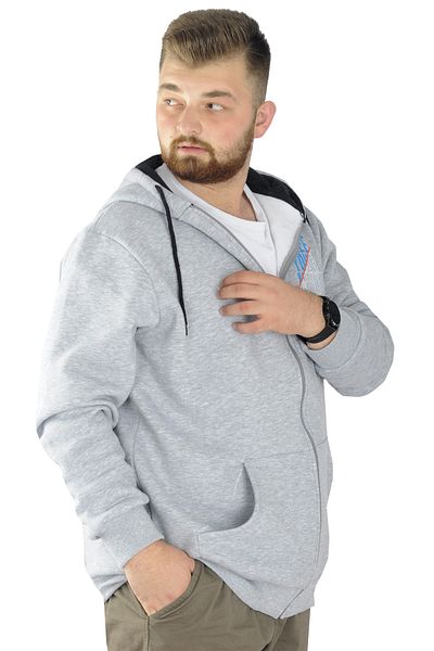 ModeXL Mode Xl Ανδρικός ιδρώτας με φερμουάρ Free Your Mind 22536 Grimelange
