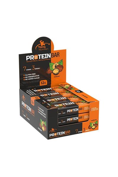 Torq Nutrition Protein Bar Hazelnut (50 GR X 12 PCS)