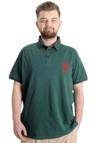 ModeXL Ανδρικό T-shirt Mode Xl Large Size Polo Ocean Journey 23319 Nefti