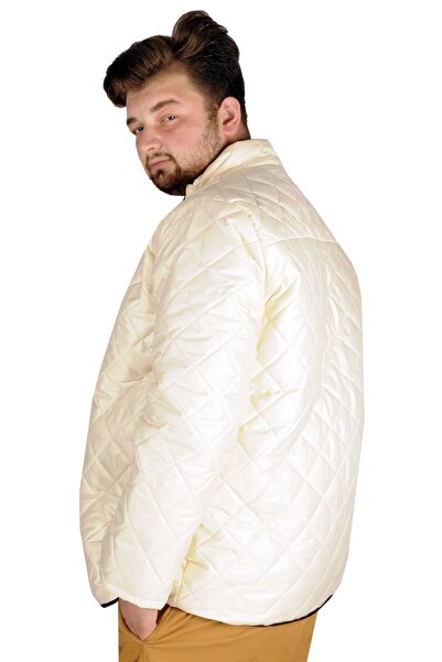 ModeXL Mode Xl Великий розмір Чоловічий пуховик Comfort Thin Climb 21046 Екрю