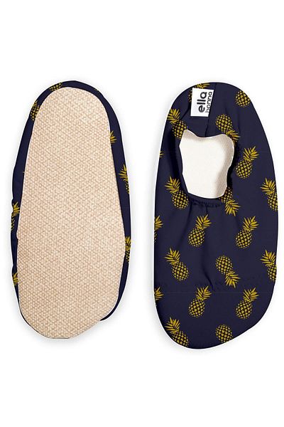 Ella Bonna Unisex-Schuhe für Babys und Kinder mit rutschfester Sohle für Meer und Pool – Ananas