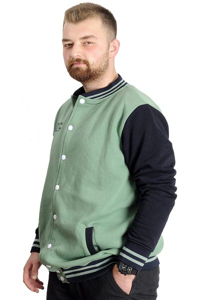 ModeXL Mode XL Plus Size Ανδρικά Παλτό Αθλητικό Μπουφάν 23628 Çağla