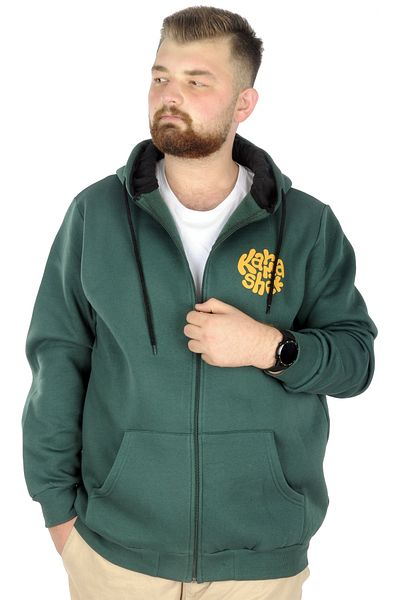 ModeXL Mode Xl Ανδρικό φούτερ με κουκούλα με φερμουάρ Karmashek 22538 Nefti