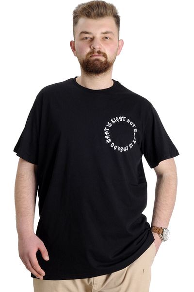 ModeXL Tricou pentru bărbați - Mod XL, Mărime Plus, Negru, Ce este 23151