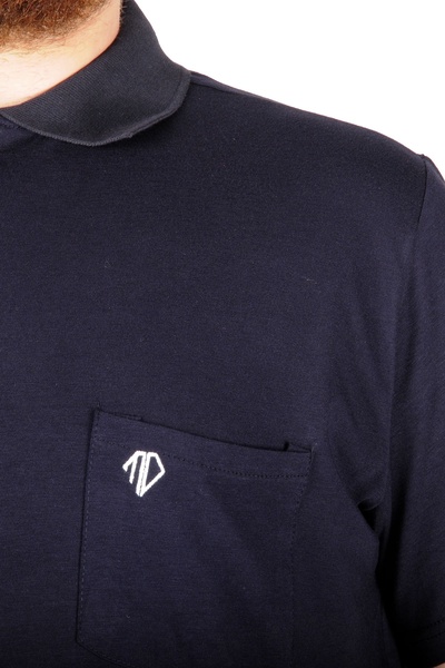 ModeXL Mode Xl Великий розмір Футболка Поло Кишеня Sup Basic 21557 Синій