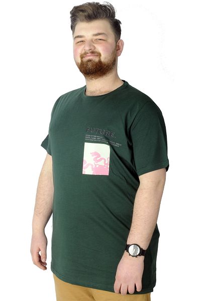 ModeXL Μπλουζάκι Mode Xl Large Size με στάμπα Future 22154 Nefti