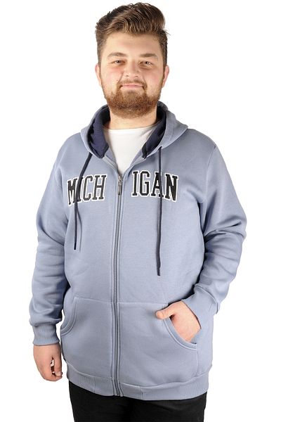 ModeXL Mode Xl Ανδρικό φούτερ με κουκούλα Michigan 21519 Μπλε