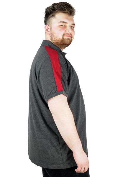 ModeXL Mode Xl Ανδρικό T Shirt Polo Ocean 22317 Antramelange