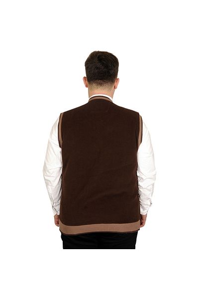 ModeXL Mode Xl Large Size Ανδρικό Suede Vanize Thessaloniki 20547 Καφέ