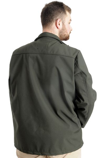 ModeXL Mode Xl Large Size Ανδρικό Παλτό Αδιάβροχο Softshell 21232 Χακί
