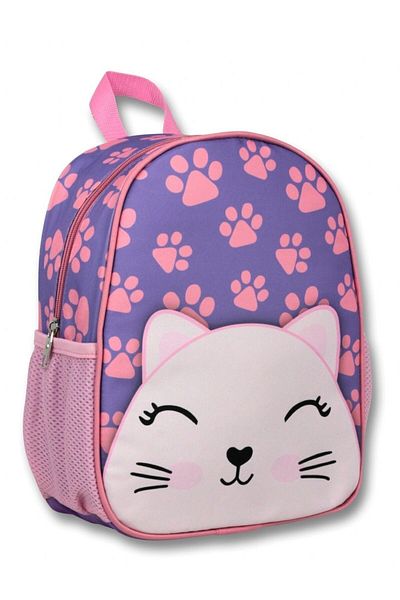 ÜMİT ÇANTA Cennec Purple Pink Cat Girl's Kindergarten Bag