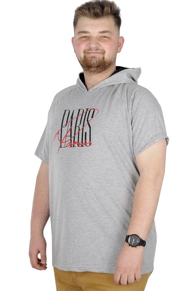 ModeXL Μπλουζάκι Mode Xl Μεγάλο Μέγεθος Με κουκούλα Paris 22174 Grimelange