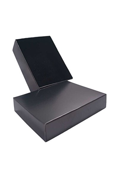 Fatih Kutu 8x6x3 - Siyah Renk Süngerli Takı Kutusu | [demonte 25 Adet]