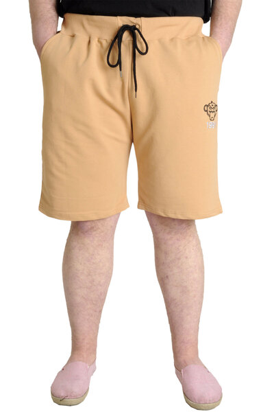 ModeXL Mode XL Великий розмір Чоловічі шорти 1991 23410 Бежевий