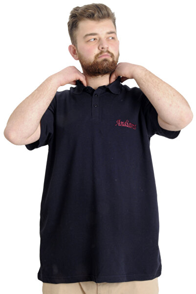 ModeXL Чоловіча футболка-поло - Mode XL, великий розмір, синя Carpe Diem 23333