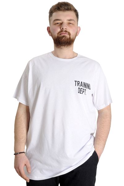 ModeXL Mode Xl Ανδρικό T-shirt Training Dept 23128 Λευκό