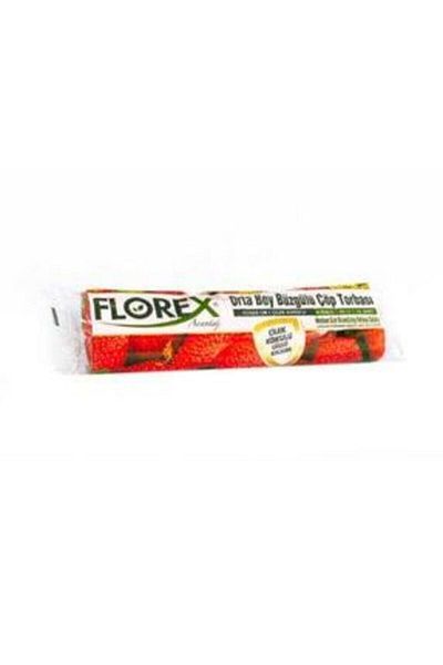 Florex Medium Size Drawstring Garbage Bag 10 Pieces Strawberry