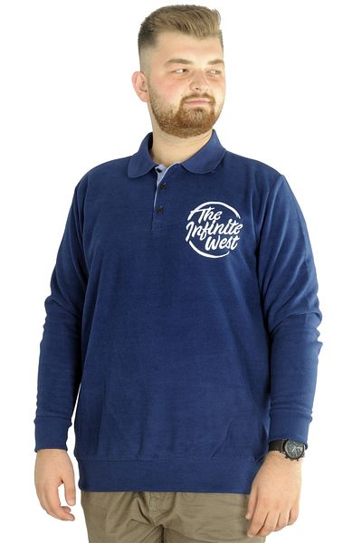 ModeXL Mode Xl Ανδρικό φούτερ Polo Thessaloniki Infinite 22441 Indigo