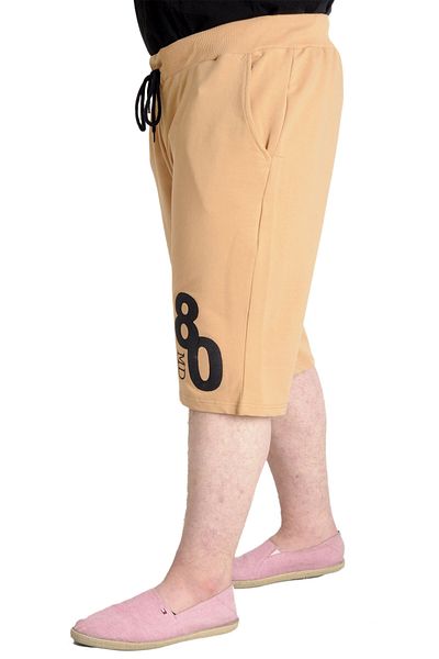 ModeXL Mode Xl Plus Size Ανδρικό Capri Md 23506 Μπεζ