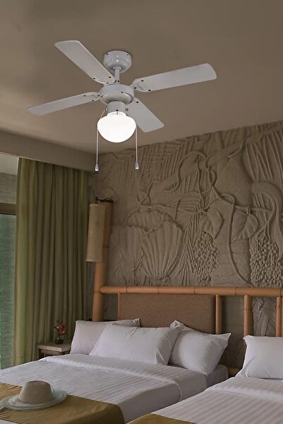 Genel Markalar Colours Eko Tavan Vantilatörü Beyaz Kanat 92 cm