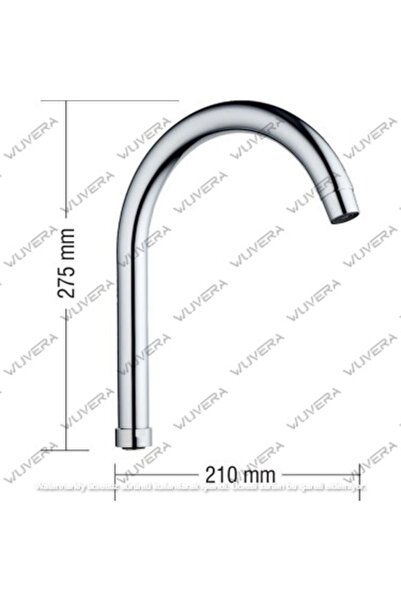 Genel Markalar Eviye Lavabo & Mutfak Batarya Borusu (KUĞU BOYUN UZUN) 2 Yıl Uzun