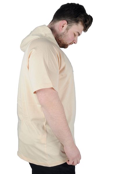 ModeXL Mode Xl Μπλουζάκι με κουκούλα Dbca 22119 Μπεζ