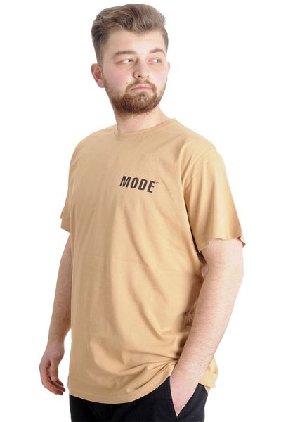 ModeXL Ανδρικό μπλουζάκι - Mode XL, Big Size, Beige, Worldwide 23126