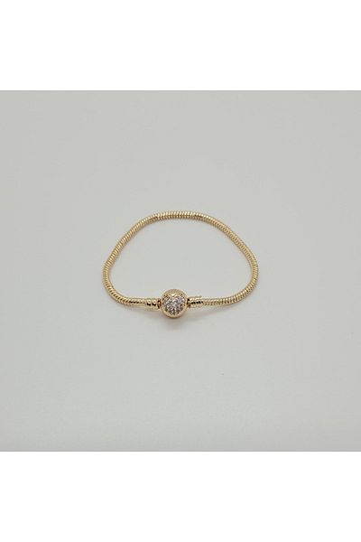 ozgurca aksesuar Charm Compatible Steel Bracelet with Heart Clip