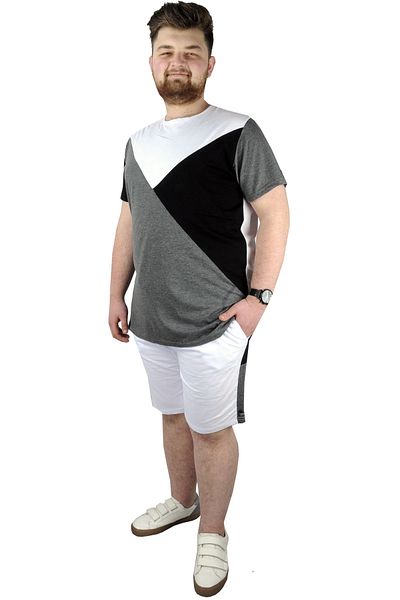 ModeXL Ανδρικό Capri Mode XL - Single Jersey Cymd 22133 Λευκό