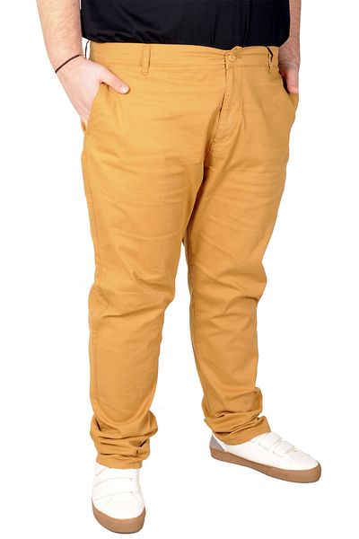 ModeXL Mode Xl Ανδρικό Παντελόνι Λινό Milano 20850 Tan