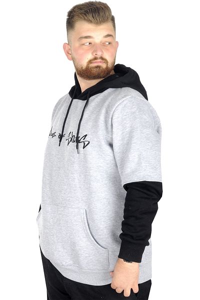 ModeXL Mode Xl Men's Sweat Hoodie Kangaroo Made Of Skies 22542 Grimelange