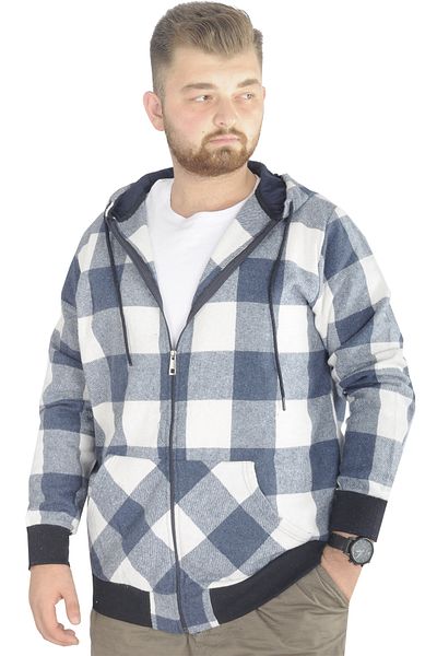 ModeXL Mode Xl Ανδρική τσέπη με κουκούλα ξυλοκόπος 21574 Μπλε