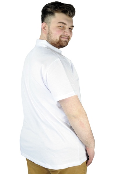 ModeXL Mode Xl Ανδρικό T-shirt Polo Boat Club 22301 Λευκό