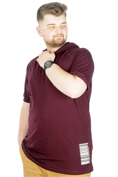 ModeXL Μπλουζάκι με κουκούλα μεγάλου μεγέθους - Mode XL, Barcode 22178 Plum