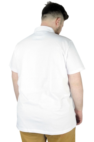 ModeXL Ανδρικό μπλουζάκι Mode Xl Polo Legendary Team 22314 Λευκό