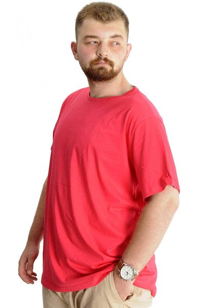 ModeXL Mode Xl Large Size Men's T-shirt Basic 20031 Coral