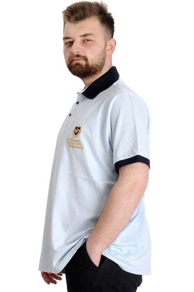 ModeXL Tricou polo pentru bărbați de mărime mare Mode Xl Rangers 23342 Albastru