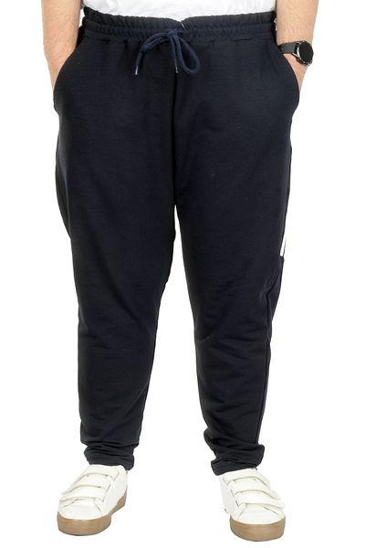 ModeXL Mode Xl Φούτερ μεγάλου μεγέθους Darpaça Stripe 22509 Navy Blue