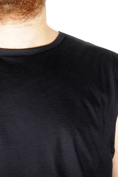 ModeXL Mode Xl Battal Чоловіча майка без рукавів Пряма 20003 Синя