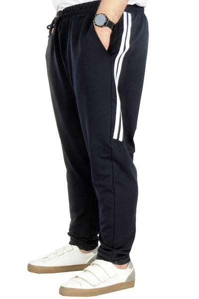 ModeXL Mode Xl Φούτερ μεγάλου μεγέθους Darpaça Stripe 22509 Navy Blue