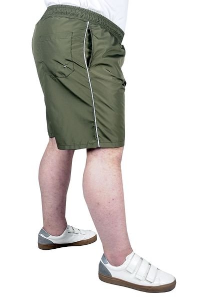 ModeXL Mode Xl Σορτς κολύμβησης μεγάλου μεγέθους White Line 21451 Khaki