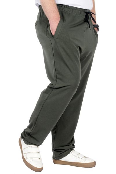 ModeXL Mode XL - Ανδρικό φούτερ χακί μεγάλου μεγέθους Classic 2 IP 11100