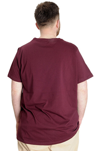 ModeXL Ανδρικό μπλουζάκι Plus Size Forever 23138 Plum