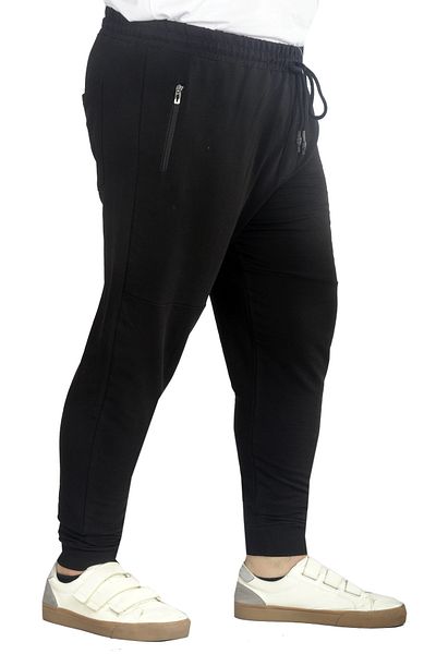ModeXL Mode Xl Φούτερ μεγάλου μεγέθους Darpaça με φερμουάρ 22501 Μαύρο