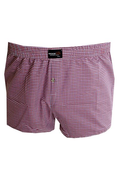 ModeXL Mode Xl Ανδρικό Boxer με σχέδιο Poplin 6348 Cherry