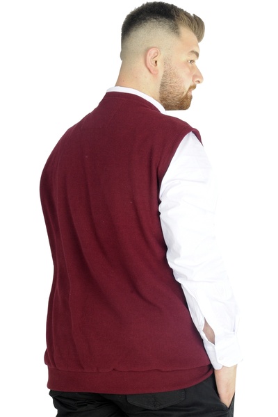 ModeXL Mode Xl Ανδρικό Γιλέκο Μεγάλου Μεγέθους Thessaloniki 20545 Claret Red